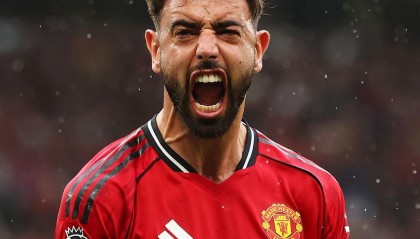 96分10秒，B费打入有统计以来曼联英超主场第二晚制胜球