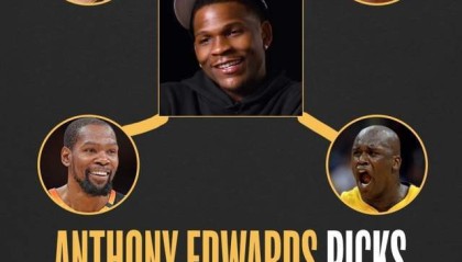 开云移动端-爱德华兹评NBA历史首发五虎：现役三人在列包括自己 没选詹姆斯